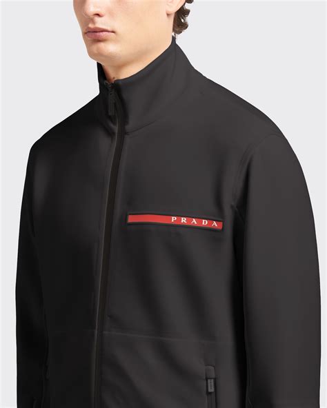 prada double technical jersey sweatshirt|Recycled Double Technical Jersey sweatshirt jacket .